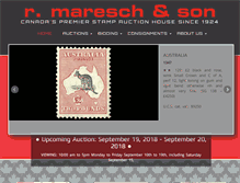 Tablet Screenshot of maresch.com